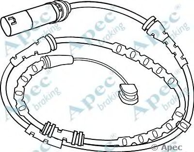 APEC BRAKING wir5255 -  Указатель износа, накладка тормозной колодки